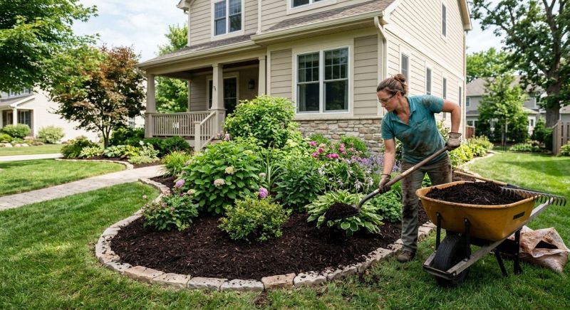 Flower Bed Mulching in Honolulu, HI